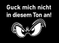Preview: "Guck nicht" T-Shirt unisex schwarz